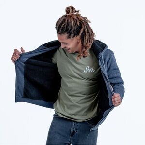 NWT Mystic Sherpa Hoodie with zipper